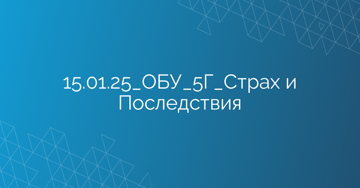 15.01.25_ОБУ_5Г_Страх и Последствия